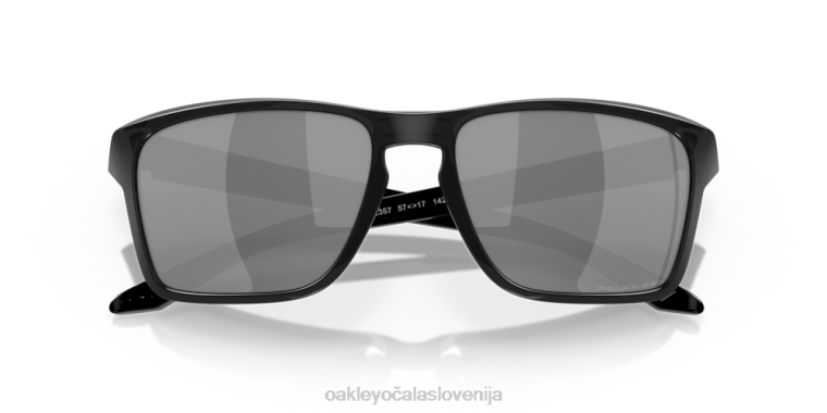 sylas Oakley črne iridijeve polarizirane leče, okvir s črnim črnilom 4J2B331 očala