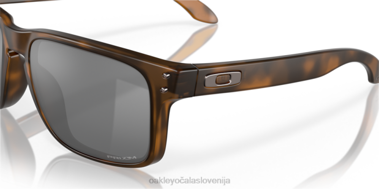 Holbrook Oakley prizm črne leče, mat rjav želvast okvir 4J2B61 očala