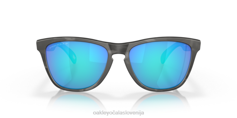 žabje kože (nizek most) Oakley Prizm safirna polarizirana stekla, mat črn želvast okvir 4J2B821 očala