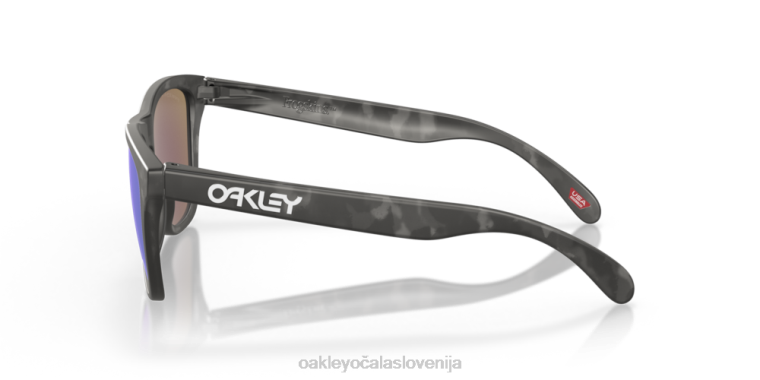 žabje kože (nizek most) Oakley Prizm safirna polarizirana stekla, mat črn želvast okvir 4J2B821 očala