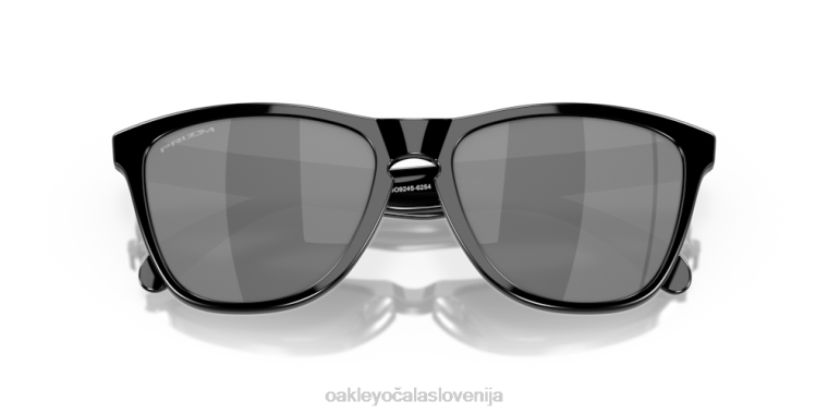 žabje kože (nizek most) Oakley prizm črne leče, poliran črn okvir 4J2B809 očala
