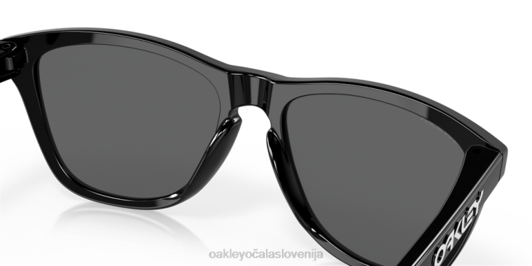 žabje kože (nizek most) Oakley prizm črne leče, poliran črn okvir 4J2B809 očala
