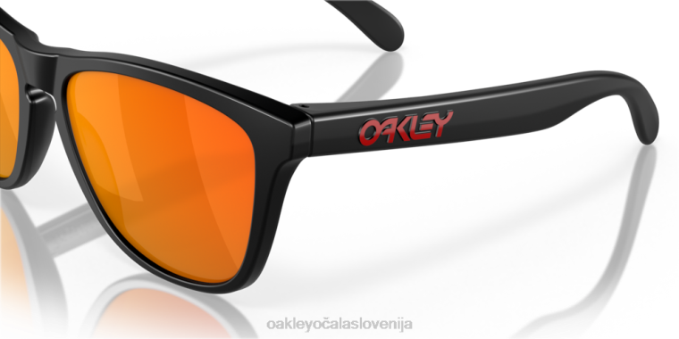 žabje kože (nizek most) Oakley prizm ruby ​​leče, mat črn okvir 4J2B810 očala