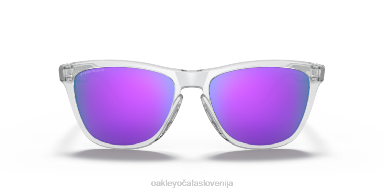 žabje kože (nizek most) Oakley prizm vijolične leče, poliran prozoren okvir 4J2B816 očala