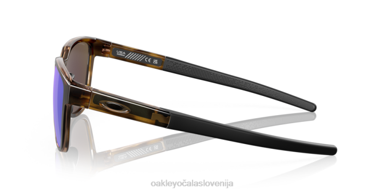 aktuator Oakley Prizm safirna polarizirana stekla, rjav želvasti okvir 4J2B833 očala