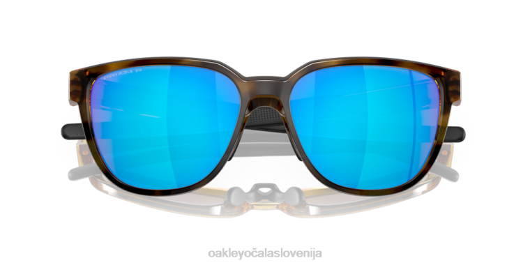 aktuator Oakley Prizm safirna polarizirana stekla, rjav želvasti okvir 4J2B833 očala