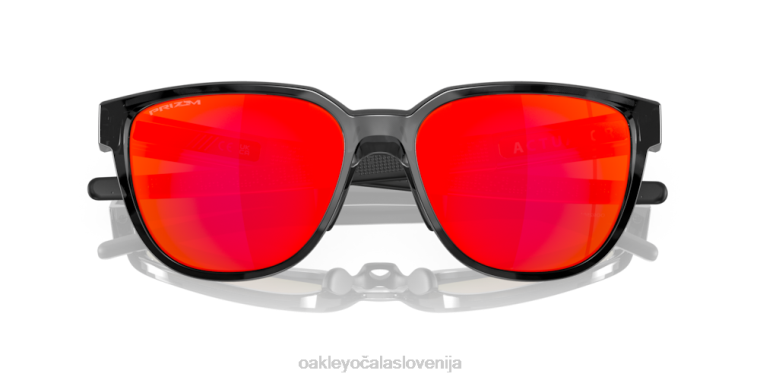 aktuator (prileganje nizkega mostu) Oakley prizm ruby ​​leče, črn želvast okvir 4J2B841 očala