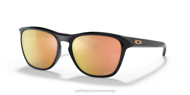 dvorec Oakley prizm leče iz rožnatega zlata, poliran črn okvir 4J2B1092 očala