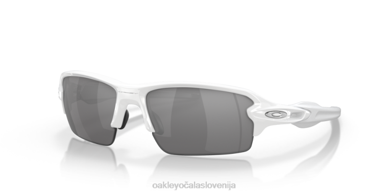 flak 2.0 (prileganje z nizkim mostom) Oakley leče iz skrilastega iridija, poliran bel okvir 4J2B865 očala
