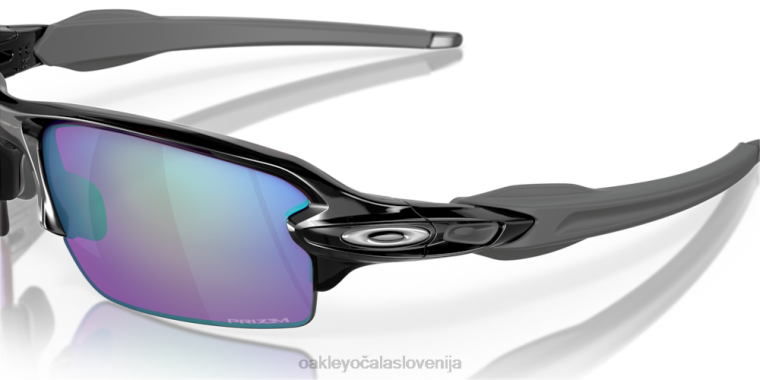 flak 2.0 (prileganje z nizkim mostom) Oakley prizm leče za golf, polirani črni okvir 4J2B861 očala