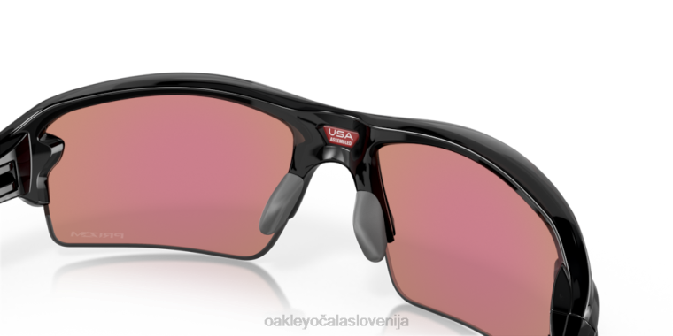 flak 2.0 (prileganje z nizkim mostom) Oakley prizm leče za golf, polirani črni okvir 4J2B861 očala