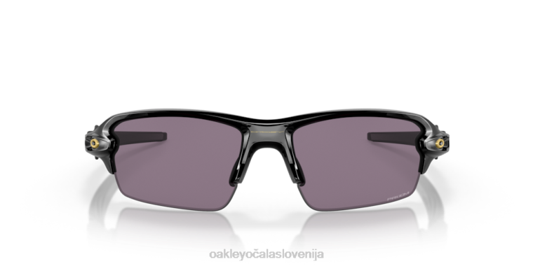 flak 2.0 (prileganje z nizkim mostom) Oakley prizm siva stekla, poliran črn okvir 4J2B873 očala