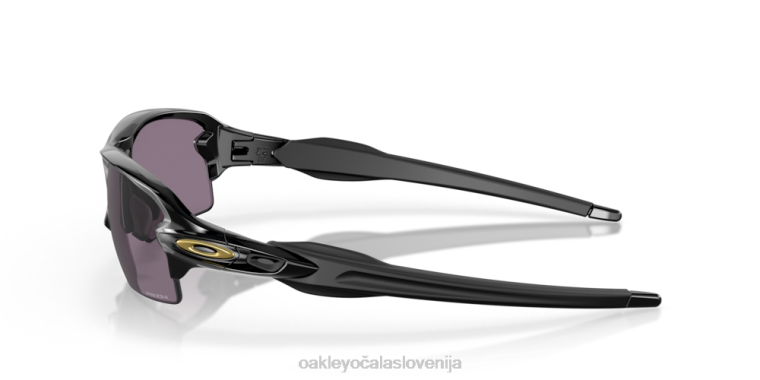 flak 2.0 (prileganje z nizkim mostom) Oakley prizm siva stekla, poliran črn okvir 4J2B873 očala