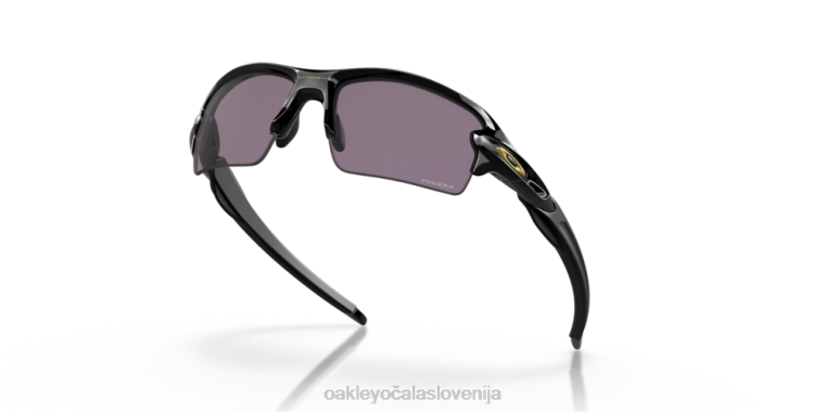 flak 2.0 (prileganje z nizkim mostom) Oakley prizm siva stekla, poliran črn okvir 4J2B873 očala