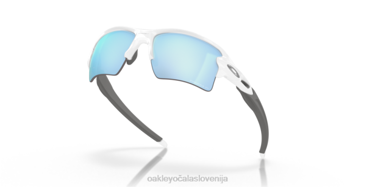 flak 2,0 xl Oakley Prizm deep water polarizirana stekla, poliran bel okvir 4J2B133 očala