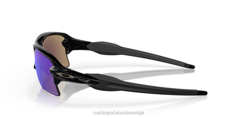 flak 2,0 xl Oakley Prizm safirna polarizirana stekla, poliran črn okvir 4J2B143 očala