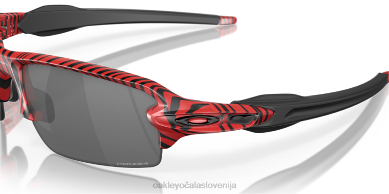 flak 2.0 (z nizkim mostičkom) red tiger Oakley prizm črne leče, rdeč tigrasti okvir 4J2B877 očala