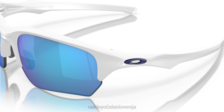 flak beta Oakley safirna iridijeva stekla, mat bel okvir 4J2B311 očala