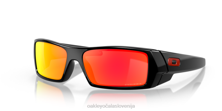 gascan Oakley prizm ruby ​​leče, poliran črn okvir 4J2B318 očala