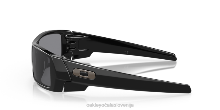 gascan Oakley sive leče, poliran črn okvir 4J2B313 očala