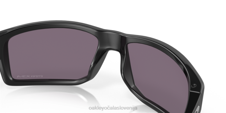 gibston Oakley prizm siva stekla, poliran črn okvir 4J2B381 očala