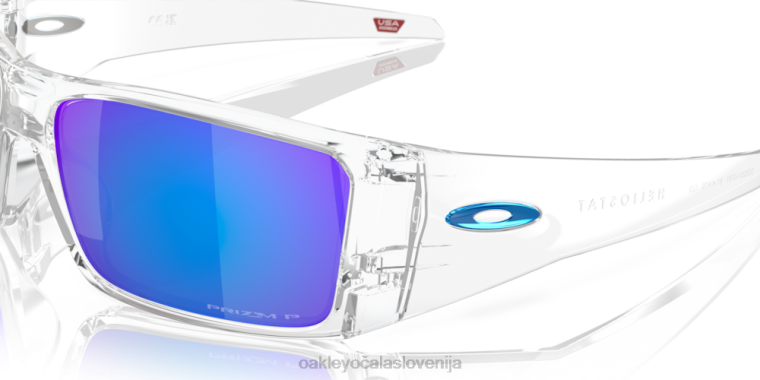 heliostat Oakley Prizm safirna polarizirana stekla, prozoren okvir 4J2B760 očala