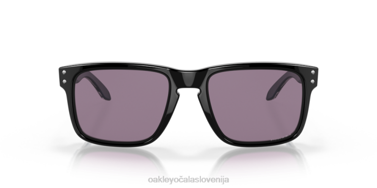 holbrook (low bridge fit) zbirka visoke ločljivosti Oakley prizm siva stekla, poliran črn okvir 4J2B803 očala