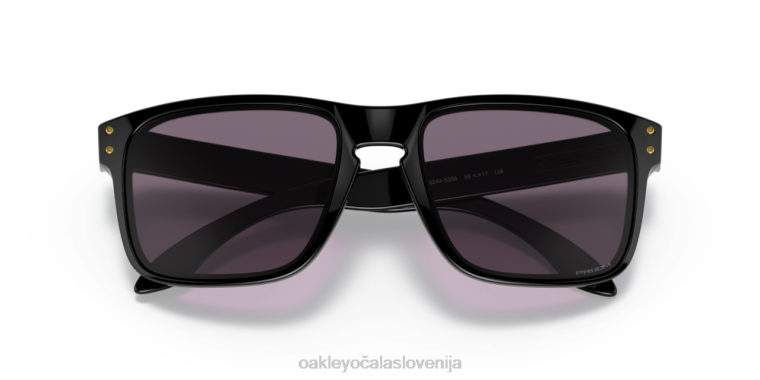 holbrook (nizek most) Oakley prizm siva stekla, poliran črn okvir 4J2B795 očala