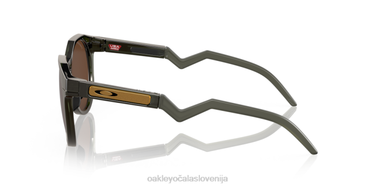 hstn (prileganje nizkega mostu) Oakley Prizm volframove polarizirane leče, okvir z olivnim črnilom 4J2B781 očala