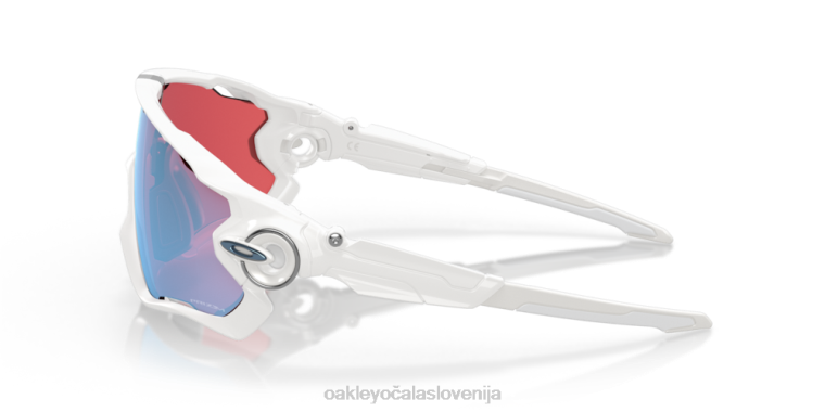 jawbreaker prizma snežna zbirka Oakley prizm snežno safirna stekla, poliran bel okvir 4J2B881 očala