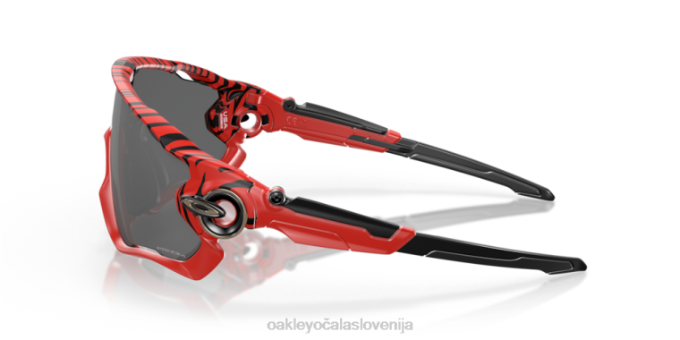 jawbreaker rdeči tiger Oakley prizm črne leče, rdeč tigrasti okvir 4J2B259 očala