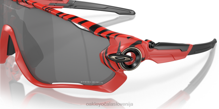 jawbreaker rdeči tiger Oakley prizm črne leče, rdeč tigrasti okvir 4J2B259 očala