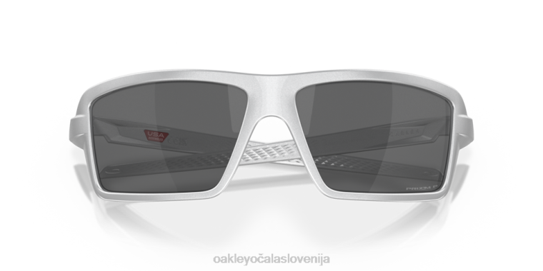 kabli x-srebrna zbirka Oakley črna polarizirana stekla prizm, x-srebrni okvir 4J2B676 očala