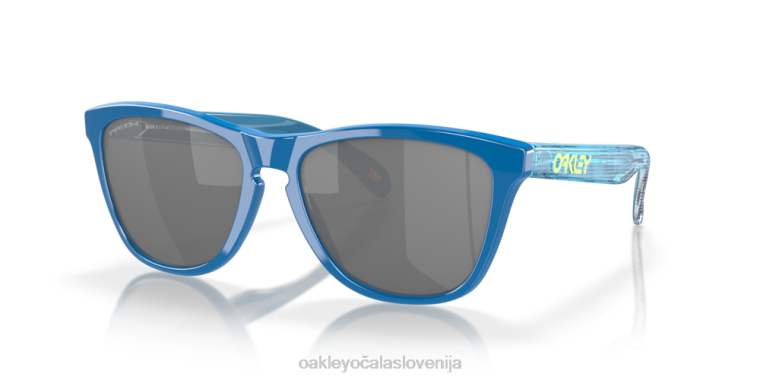 kolekcija žabjih kož (prileganje nizkega mostu) v visoki ločljivosti Oakley prizm črne leče, okvir iz poliranega safirja visoke ločljivosti 4J2B823 očala