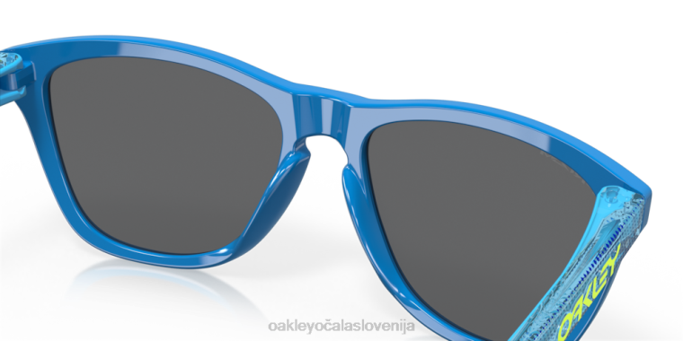 kolekcija žabjih kož (prileganje nizkega mostu) v visoki ločljivosti Oakley prizm črne leče, okvir iz poliranega safirja visoke ločljivosti 4J2B823 očala