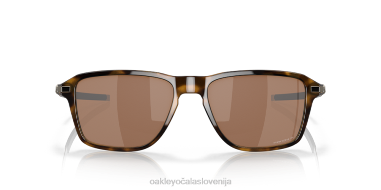 kolesarnica Oakley Prizm volframove polarizirane leče, polirani rjav želvasti okvir 4J2B1038 očala