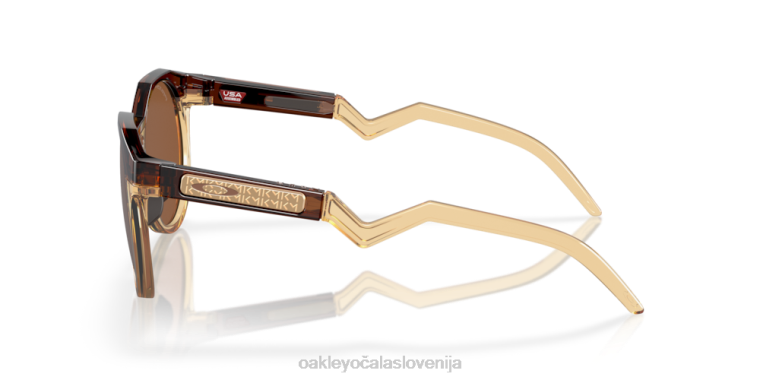 kylian mbappe signature series hstn (nizko prileganje mostu) Oakley prizm volframove leče, okvir temno jantar/svetlo curry 4J2B785 očala