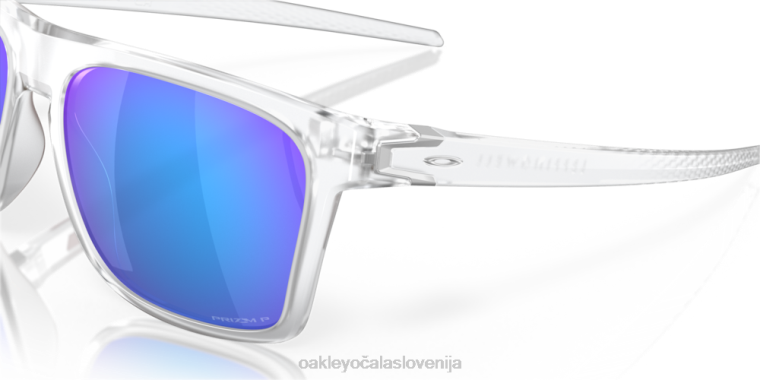leffingwell Oakley Prizm safirna polarizirana stekla, mat prozoren okvir 4J2B186 očala