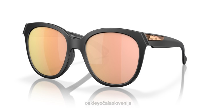 nizka tipka Oakley Prizm rose gold polarizirana stekla, mat črn okvir 4J2B941 očala