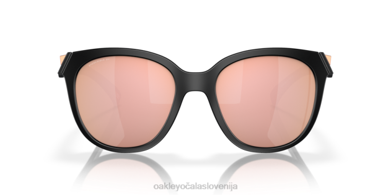 nizka tipka Oakley Prizm rose gold polarizirana stekla, mat črn okvir 4J2B941 očala