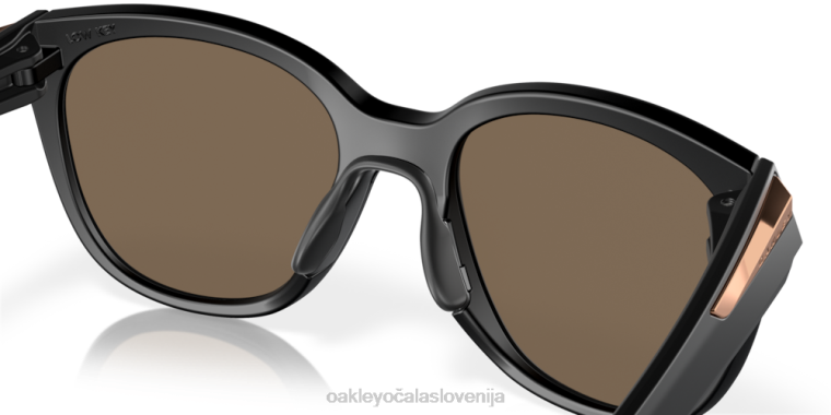 nizka tipka Oakley Prizm rose gold polarizirana stekla, mat črn okvir 4J2B941 očala