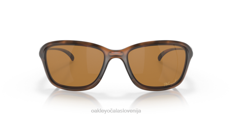 ona je neustavljiva Oakley volframove iridijeve polarizirane leče, mat rjav želvast okvir 4J2B356 očala