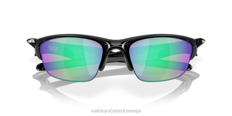 polovična jakna 2.0 (low bridge fit) Oakley leče prizm golf, poliran črn okvir 4J2B681 očala
