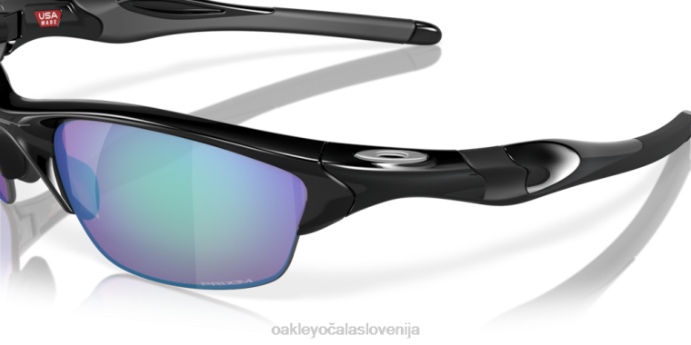 polovična jakna 2.0 (low bridge fit) Oakley leče prizm golf, poliran črn okvir 4J2B681 očala