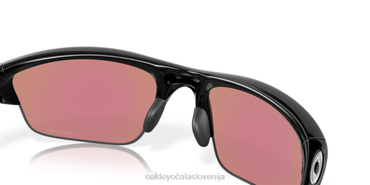 polovična jakna 2.0 (low bridge fit) Oakley leče prizm golf, poliran črn okvir 4J2B681 očala