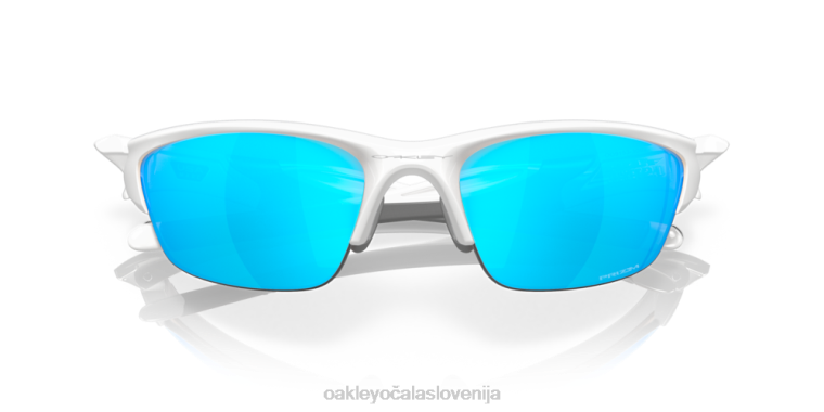polovična jakna 2.0 (low bridge fit) Oakley prizm safirna stekla, bel okvir 4J2B684 očala
