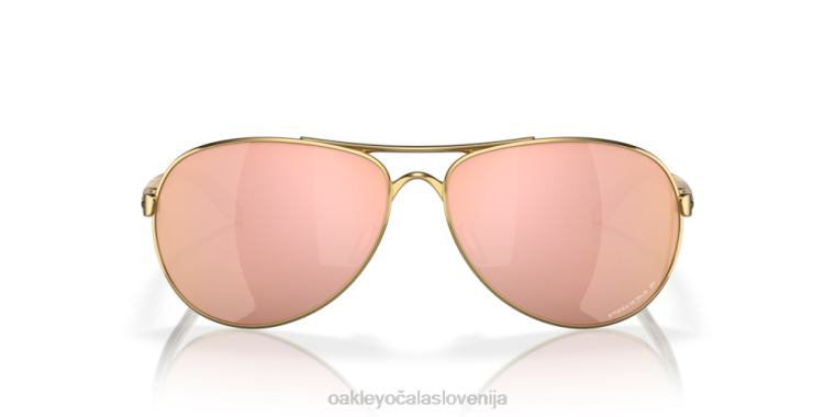povratne informacije Oakley Prizm rose gold polarizirana stekla, okvir iz poliranega zlata 4J2B483 očala
