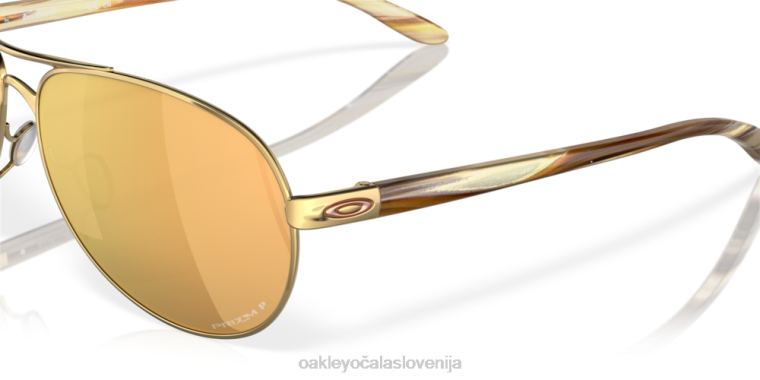 povratne informacije Oakley Prizm rose gold polarizirana stekla, okvir iz poliranega zlata 4J2B483 očala