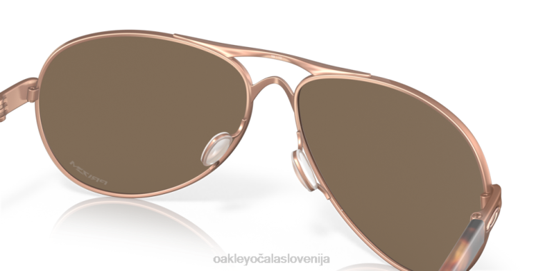 povratne informacije Oakley leče iz rožnatega zlata prizma, okvir iz rožnatega zlata iz satena 4J2B487 očala