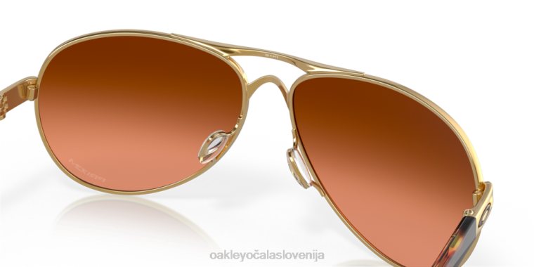 povratne informacije Oakley prizm rjava gradientna stekla, poliran zlati okvir 4J2B486 očala